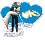 Gif animé coeur mariage